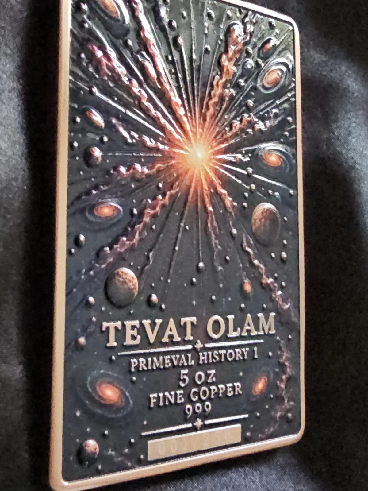 The Big Bang original 5 oz copper bar detail 7
