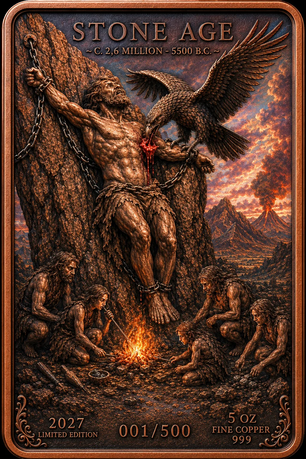 Tevat Olam 5 oz copper bar preview